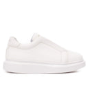 Men's Slip On Sneakers Shoes White