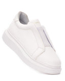 Men's Slip On Sneakers Shoes White (4)
