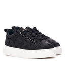 Men's Low Top Sneakers Crowned Shoes Camo Black (2)