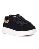 Men's Chunky Sneakers Black-Gold (2)