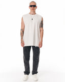 Urban Style Sleeveless Plain T-shirt (2)
