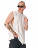 Urban Style Sleeveless Plain T-shirt (9)
