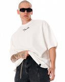 Men's Oversized Martin Valen 3D Printed White Heavy T-Shirt (12)