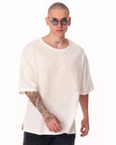 White Oversized Light T-shirt For Men (4)