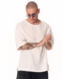 White Oversized Light T-shirt For Men (6)