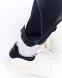Washed Jeans with Ankle Fasteners (8)