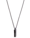 Black Line Figure Stainless Steel Necklace