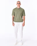 Men's Old Money Oversized T-shirt in Khaki (10)