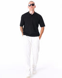 Men's Old Money Oversized T-shirt in Black (8)