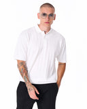 Men's Old Money Oversized T-shirt in White (3)