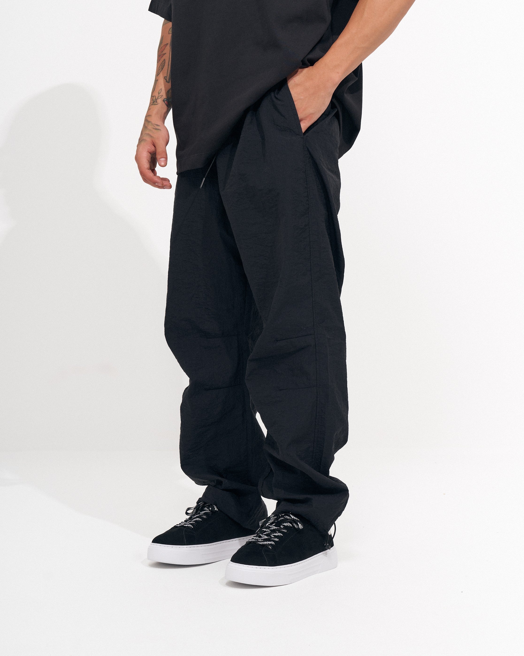 Men's Baggy Pant in Black | Martin Valen