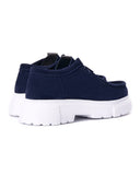 Men’s Genuine Leather Loafers Navy Blue (3)