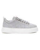 Men's Low Top Sneakers Crowned Shoes Camo Gray