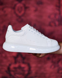 Balloon Sole Sneakers in White (5)