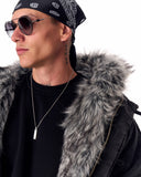 MV Premium Design Furry Coat In Black (3)