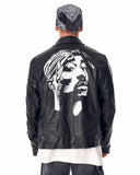 Men's Leather Biker Jacket "Tupac" Black (2)