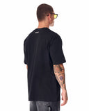 Men's Monkey Printed Oversized Black T-shirt (3)
