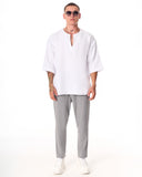 Gray Casual Slim-Fit Trousers (8)