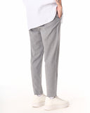 Gray Casual Slim-Fit Trousers (4)