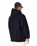 Up and Down Oversized Black Hoodie (5)