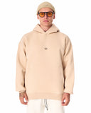 Street Culture Oversized Beige Hoodie