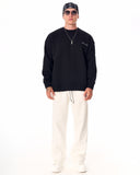 MV Basic Oversized Black Sweatshirt (10)