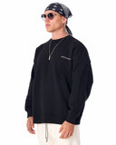 MV Basic Oversized Black Sweatshirt (2)