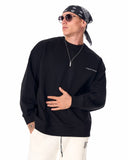 MV Basic Oversized Black Sweatshirt (7)