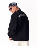 MV Basic Oversized Black Sweatshirt (9)