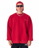 MV Basic Oversized Red Sweatshirt