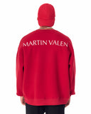 MV Basic Oversized Red Sweatshirt (5)