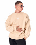 1881 Embroidered Oversized Beige Sweatshirt (5)