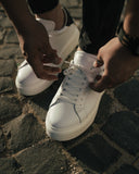 Node High Street Leather Sneakers White Black (11)