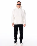 Men's Oversized Hoodie X-Mark White (13)