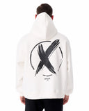 Men's Oversized Hoodie X-Mark White (7)