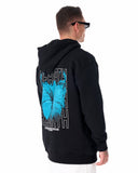 Butterfly Rebirth Oversized Black Hoodie (4)