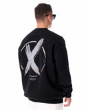 Men's Oversized Sweatshirt X-Mark Black (5)