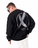 Men's Oversized Sweatshirt X-Mark Black