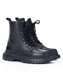 Premium Leather Black Boots For Men