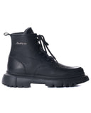 Durabilita Black Genuine Leather Boots For Men (3)