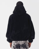 Black Plush Hoodie With Embroidery Print (18)