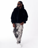Black Plush Hoodie With Embroidery Print (16)