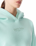 Women's Oversized Crop Hoodie Mint Green (5)