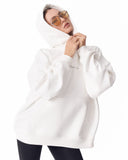 Ethnosign Oversized White Hoodie For Women (2)