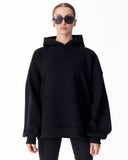 Monarch Loop Black Hoodie For Women