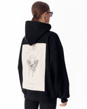 Monarch Loop Black Hoodie For Women (5)