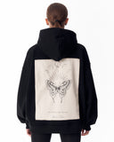 Monarch Loop Black Hoodie For Women (2)