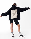Monarch Loop Black Hoodie For Women (8)