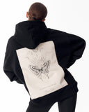 Monarch Loop Black Hoodie For Women (9)