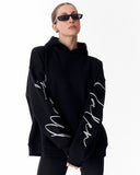 Women's Oversized Hoodie Martin Valen Black